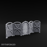 Mirrored Dressing Screen Panel Miniature for Dungeons and Dragons, Pathfinder or other TTRPGs