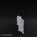 Mirrored Dressing Screen Panel Miniature for Dungeons and Dragons, Pathfinder or other TTRPGs