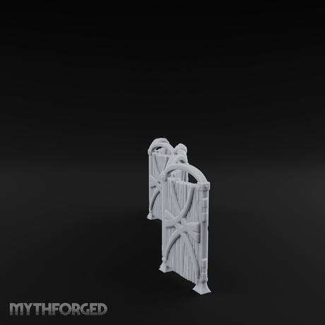Mirrored Dressing Screen Panel Miniature for Dungeons and Dragons, Pathfinder or other TTRPGs