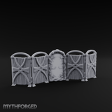 Mirrored Dressing Screen Panel Miniature for Dungeons and Dragons, Pathfinder or other TTRPGs