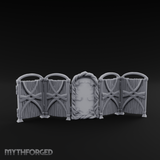 Mirrored Dressing Screen Panel Miniature for Dungeons and Dragons, Pathfinder or other TTRPGs