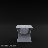 Cloth-Draped Dressing Table Miniature for Dungeons and Dragons, Pathfinder or other TTRPGs