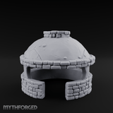 Domed Brick Stone Bread Oven Miniature for Dungeons and Dragons, Pathfinder or other TTRPGs