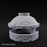 Domed Brick Stone Bread Oven Miniature for Dungeons and Dragons, Pathfinder or other TTRPGs
