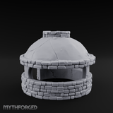 Domed Brick Stone Bread Oven Miniature for Dungeons and Dragons, Pathfinder or other TTRPGs