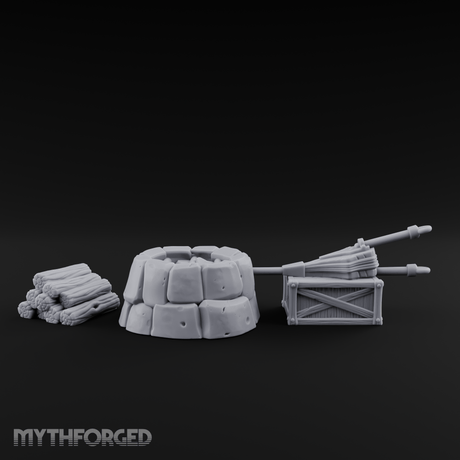 Bellowing Bellows Set Miniature for Dungeons and Dragons, Pathfinder or other TTRPGs