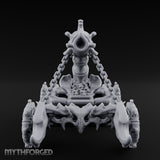 Skull Loaded Bone Ballista Miniature for Dungeons and Dragons, Pathfinder or other TTRPGs