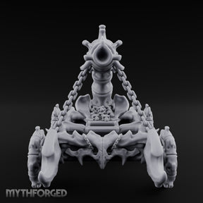 Skull Loaded Bone Ballista Miniature for Dungeons and Dragons, Pathfinder or other TTRPGs