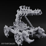 Skull Loaded Bone Ballista Miniature for Dungeons and Dragons, Pathfinder or other TTRPGs