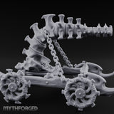 Skull Loaded Bone Ballista Miniature for Dungeons and Dragons, Pathfinder or other TTRPGs