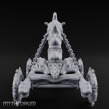 Skull Loaded Bone Ballista Miniature for Dungeons and Dragons, Pathfinder or other TTRPGs