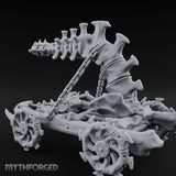 Skull Loaded Bone Ballista Miniature for Dungeons and Dragons, Pathfinder or other TTRPGs