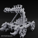 Skull Loaded Bone Ballista Miniature for Dungeons and Dragons, Pathfinder or other TTRPGs