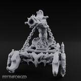 Skull Loaded Bone Ballista Miniature for Dungeons and Dragons, Pathfinder or other TTRPGs