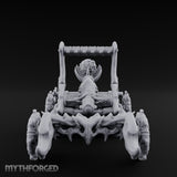 Bone-Forged Skull-Crowned Draugr War Catapult Miniature for Dungeons and Dragons, Pathfinder or other TTRPGs