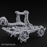 Bone-Forged Skull-Crowned Draugr War Catapult Miniature for Dungeons and Dragons, Pathfinder or other TTRPGs