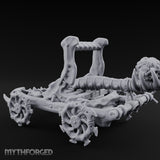 Bone-Forged Skull-Crowned Draugr War Catapult Miniature for Dungeons and Dragons, Pathfinder or other TTRPGs