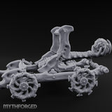 Bone-Forged Skull-Crowned Draugr War Catapult Miniature for Dungeons and Dragons, Pathfinder or other TTRPGs