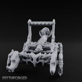 Bone-Forged Skull-Crowned Draugr War Catapult Miniature for Dungeons and Dragons, Pathfinder or other TTRPGs