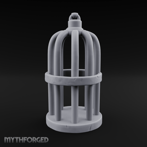 Small Pet Cage Miniature for Dungeons and Dragons, Pathfinder or other TTRPGs