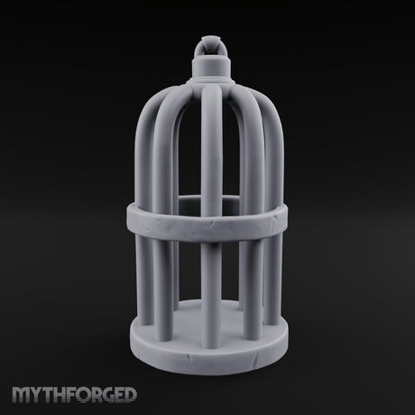 Small Pet Cage Miniature for Dungeons and Dragons, Pathfinder or other TTRPGs