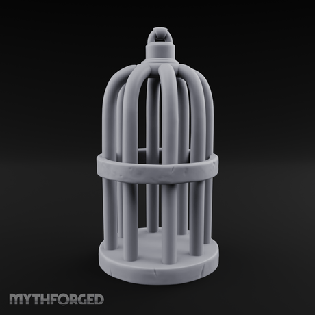Small Pet Cage Miniature for Dungeons and Dragons, Pathfinder or other TTRPGs