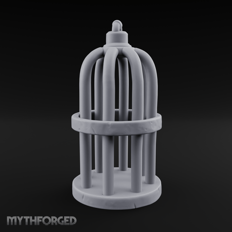 Small Pet Cage Miniature for Dungeons and Dragons, Pathfinder or other TTRPGs