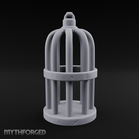 Small Pet Cage Miniature for Dungeons and Dragons, Pathfinder or other TTRPGs