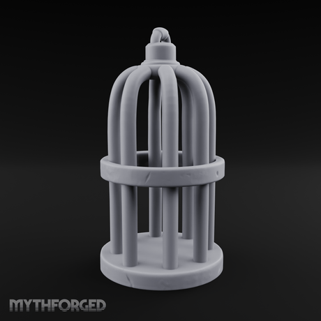 Small Pet Cage Miniature for Dungeons and Dragons, Pathfinder or other TTRPGs