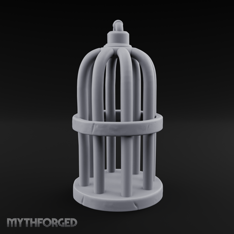 Small Pet Cage Miniature for Dungeons and Dragons, Pathfinder or other TTRPGs