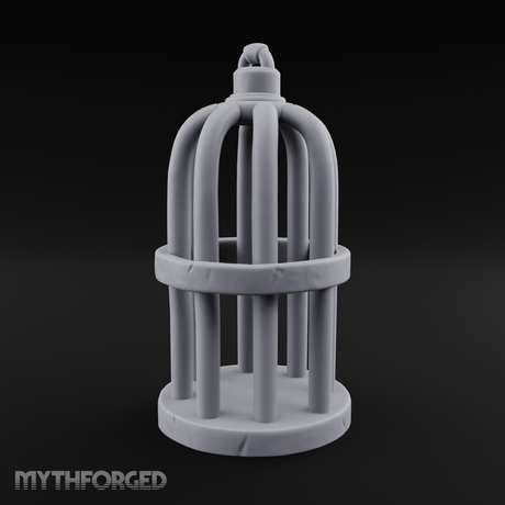 Small Pet Cage Miniature for Dungeons and Dragons, Pathfinder or other TTRPGs