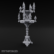 Tiered Candlestick Ceremonial Candelabra Miniature for Dungeons and Dragons, Pathfinder or other TTRPGs