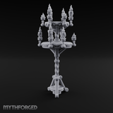 Tiered Candlestick Ceremonial Candelabra Miniature for Dungeons and Dragons, Pathfinder or other TTRPGs