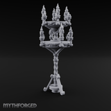 Tiered Candlestick Ceremonial Candelabra Miniature for Dungeons and Dragons, Pathfinder or other TTRPGs