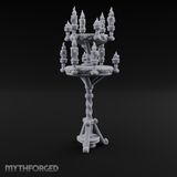 Tiered Candlestick Ceremonial Candelabra Miniature for Dungeons and Dragons, Pathfinder or other TTRPGs