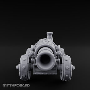 Barrel Gaping Siege Cannon Miniature for Dungeons and Dragons, Pathfinder or other TTRPGs