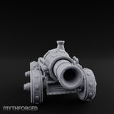 Barrel Gaping Siege Cannon Miniature for Dungeons and Dragons, Pathfinder or other TTRPGs