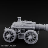 Barrel Gaping Siege Cannon Miniature for Dungeons and Dragons, Pathfinder or other TTRPGs