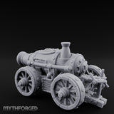 Barrel Gaping Siege Cannon Miniature for Dungeons and Dragons, Pathfinder or other TTRPGs
