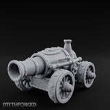 Barrel Gaping Siege Cannon Miniature for Dungeons and Dragons, Pathfinder or other TTRPGs