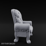 Terrain Chair A Miniature for Dungeons and Dragons, Pathfinder or other TTRPGs