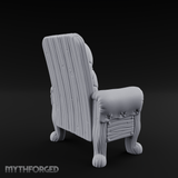 Terrain Chair A Miniature for Dungeons and Dragons, Pathfinder or other TTRPGs