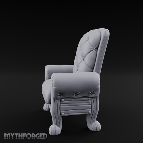 Terrain Chair A Miniature for Dungeons and Dragons, Pathfinder or other TTRPGs