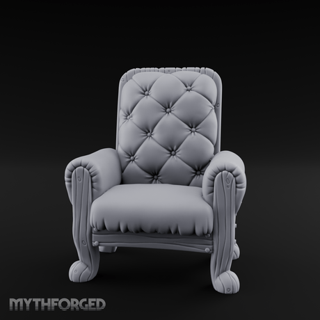 Terrain Chair A Miniature for Dungeons and Dragons, Pathfinder or other TTRPGs