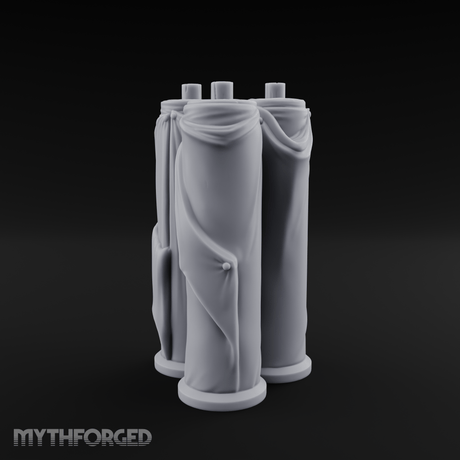 Linen-Wrapped Cloth Bundle Miniature for Dungeons and Dragons, Pathfinder or other TTRPGs