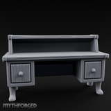 Drawer-Fronted Merchant Counter Miniature for Dungeons and Dragons, Pathfinder or other TTRPGs