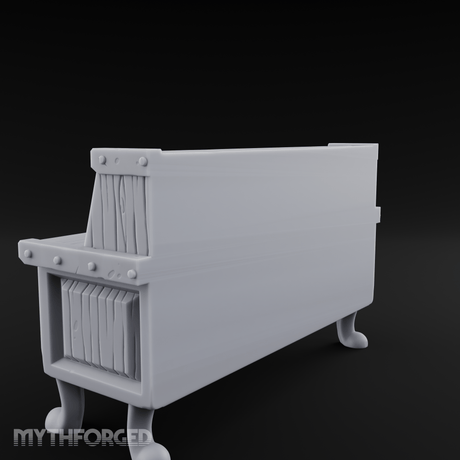 Drawer-Fronted Merchant Counter Miniature for Dungeons and Dragons, Pathfinder or other TTRPGs