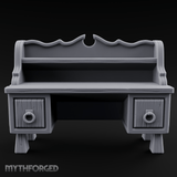 Ring-Handle Merchant Counter Miniature for Dungeons and Dragons, Pathfinder or other TTRPGs
