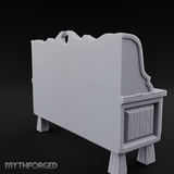 Ring-Handle Merchant Counter Miniature for Dungeons and Dragons, Pathfinder or other TTRPGs