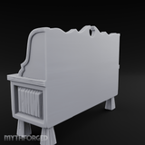 Ring-Handle Merchant Counter Miniature for Dungeons and Dragons, Pathfinder or other TTRPGs